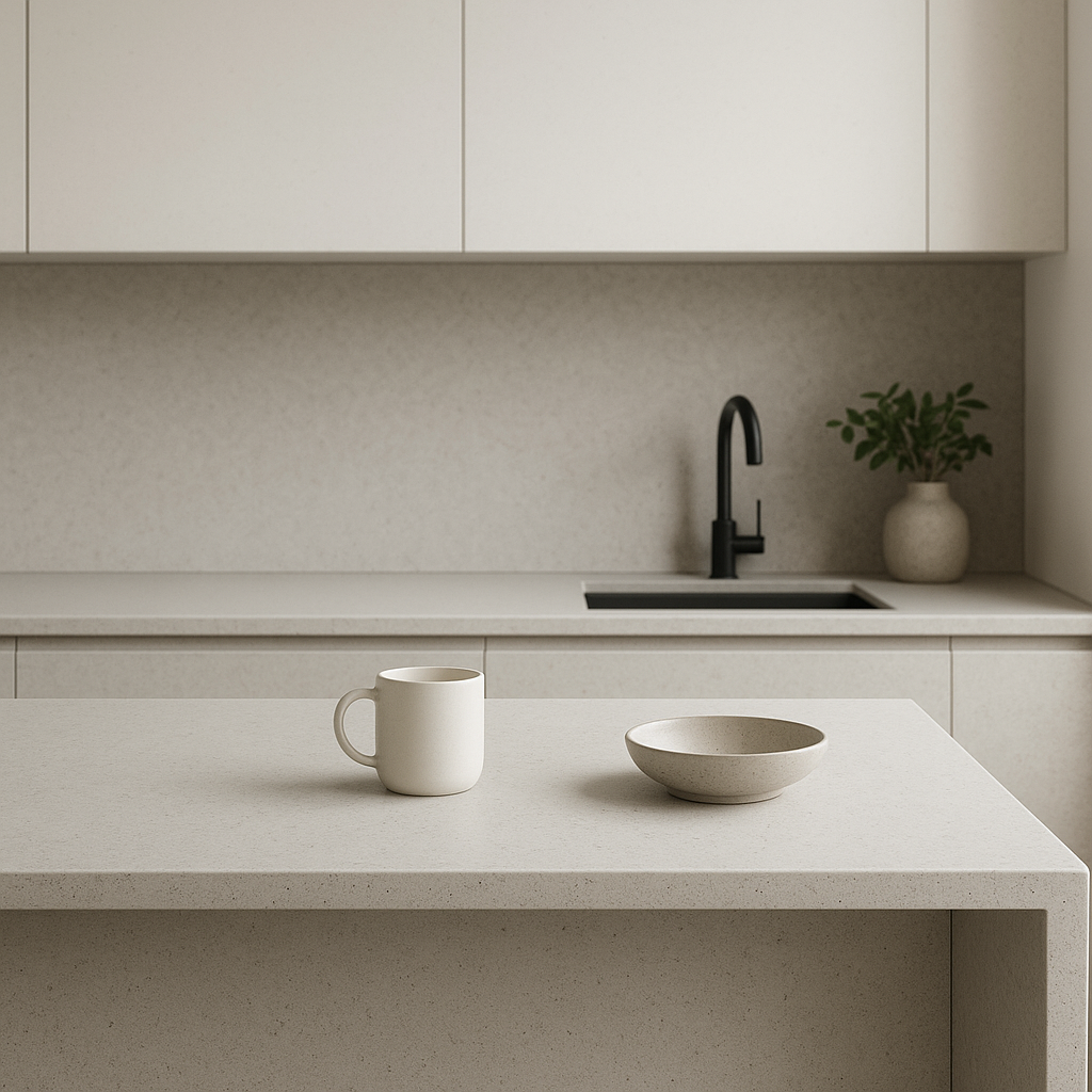 Kitchen countertops and backsplashes